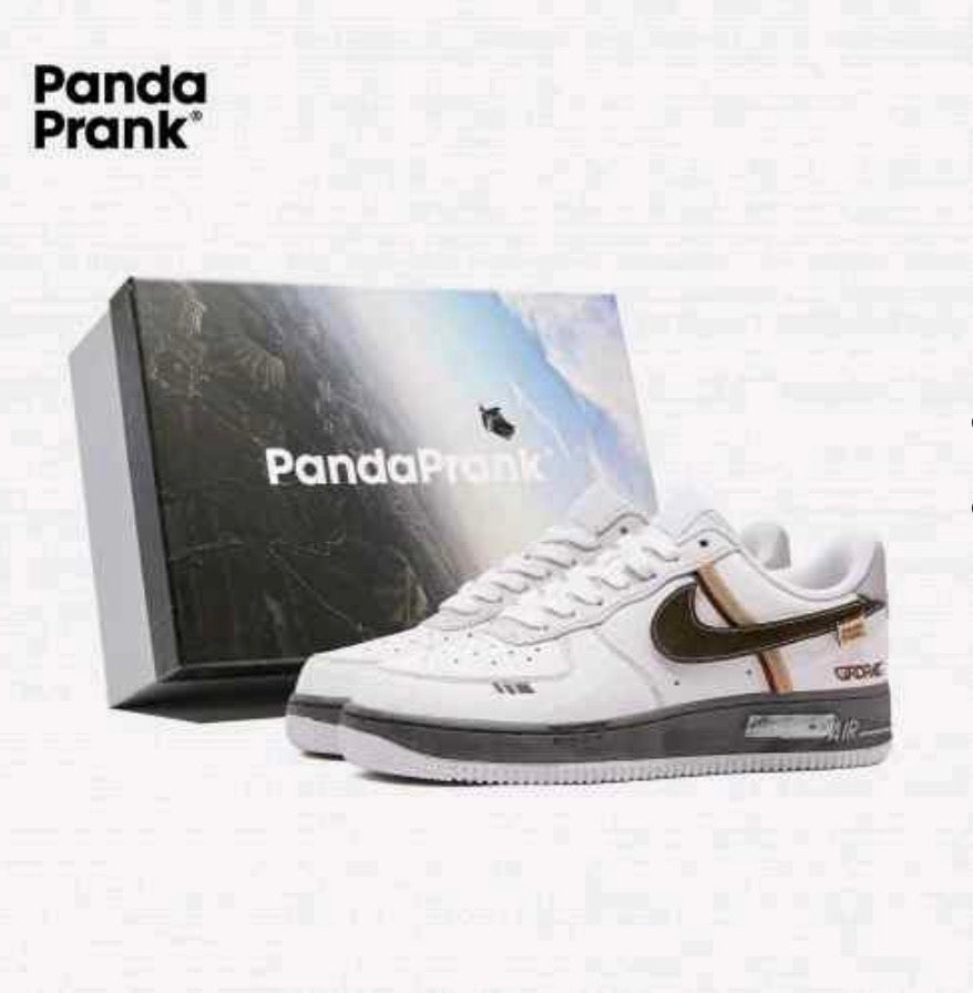 Nike Airforce 1 X Panda Prank Fog Wrapped