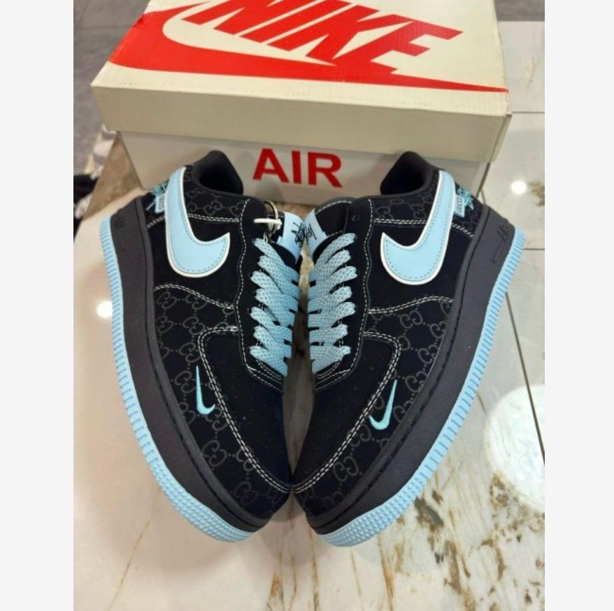 Nike airforce 1 X Gucci GG Blue 2025