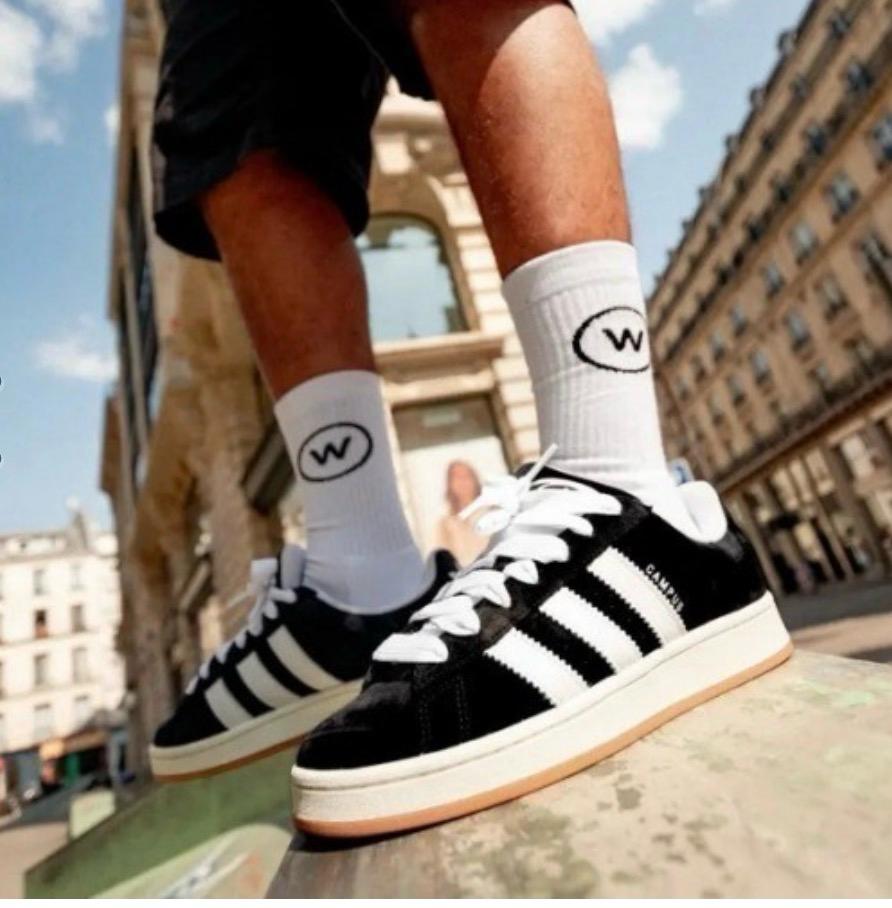 Adidas Campus 00s Black White Semi UA